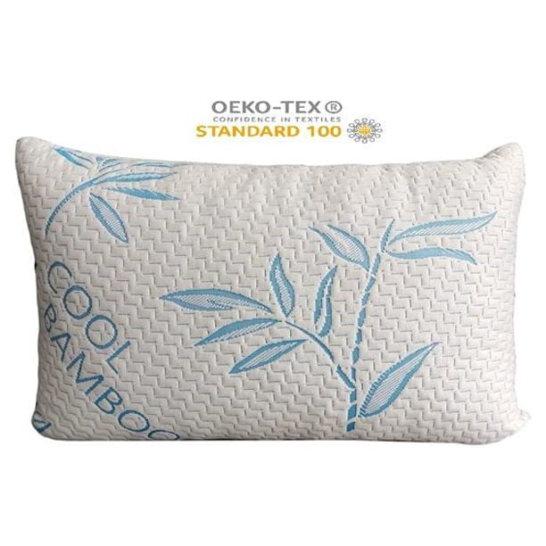 Cosy House Collection Luxury Bamboo Shredded Memory Foam Pillow Adjustable  Fit Zipper Fill Removable - Ultra Soft, Cool & Breathable Hypoallergenic  Pillow Cover (King) : : Home
