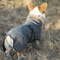 thumbnail image 4 of Topcobe Water Repellent Softshell Dog Jacket, Pet Clothes with High Neckline Collar Cold Weather, 4 of 5
