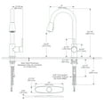 thumbnail image 6 of Belanger URB78CCP2 Single-Handle Pull-Down Kitchen Faucet, Polished Chrome, 6 of 14