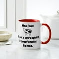 thumbnail image 4 of CafePress - Moo Point - 11 oz Ceramic Mug - Novelty Coffee Tea Cup, 4 of 4