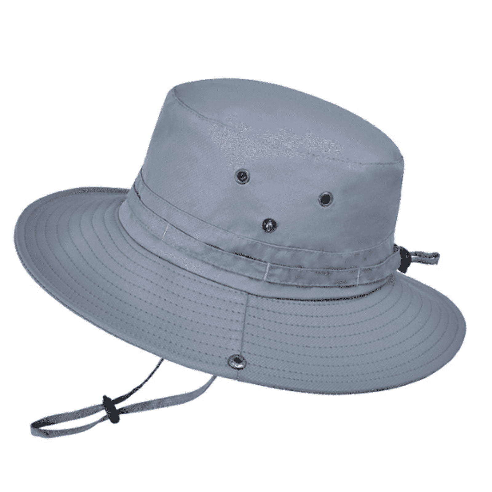 Unisex Cotton PackableWide Brim Round Dome Bucket Hat Sun 