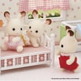 thumbnail image 3 of Calico Critters Hopscotch Rabbit Twins, Lot de 2 figurines de poupée à collectionner avec accessoire Pushcart, 3 of 6