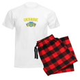 thumbnail image 6 of CafePress - Ukraine Ukrainian Flag Ukraine Flag Vintag Pajamas - Men's Light Loose Fit Cotton Pajama Set, 6 of 7
