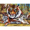 Reeves Paint By Numbers Large Tigers Painting