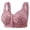 Pink, variant on MDUKONU Women’s Bras Women's Wireless Seamless Matte Mini Rib Bra Pink G