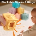 thumbnail image 3 of 6 in 1 Montessori Baby Toys, Xylophone Musical, Infant Teethers Toys, Wooden Sorting Stacking Learning Toys Birthday Gift for Toddlers 1 2 3, 3 of 8