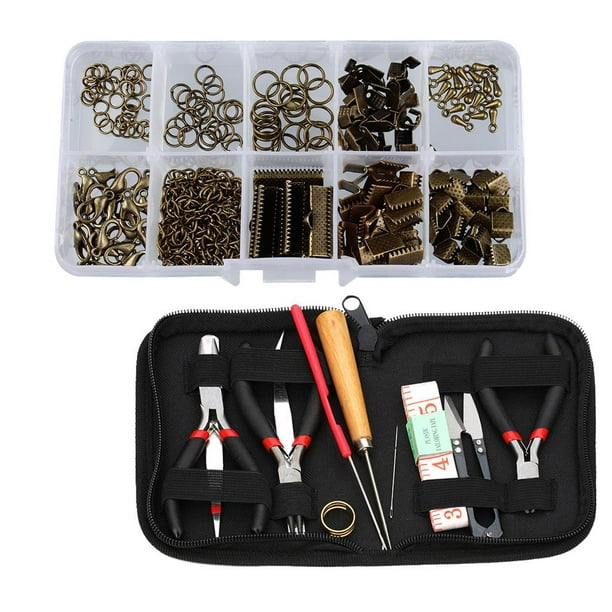 12 Pieces/set Jewelry Making Tool Bead Tools for Crafts with Case 