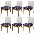 thumbnail image 2 of Rateoe Red White Blue Fireworks 1 Pattern Square Couch Cushion Covers, Sofa Furniture Protector Slipcover with Bottom Tie rope, Soft Non-Slip Non-Wrinkle Non-Sticky-Six Piece, 2 of 7