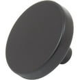 thumbnail image 4 of Contemporary Round Cabinet Knob, 1-1/2 Inches, Zinc Base Material, Matte Black by Stone Harbor Hardware, 4 of 4