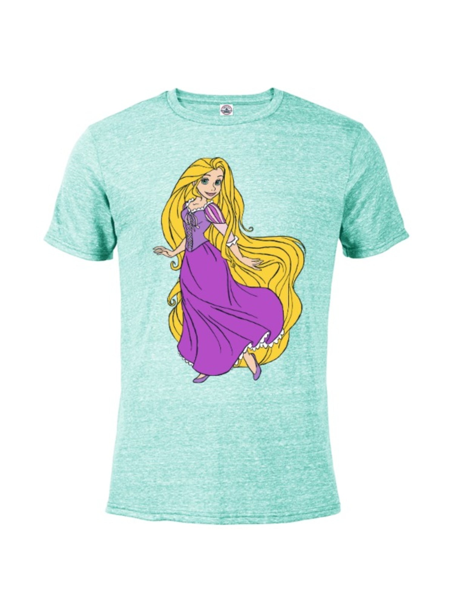 Disney Tangled Princess Rapunzel T-Shirt- Short Sleeve Blended T-Shirt ...