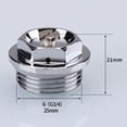 thumbnail image 2 of Greenne G1/2,G3/4,G1\"Air Bleeder & Blank Cap Manual Radiator Air Vent Bleed Plug Valve, 2 of 9