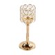 thumbnail image 2 of Vela de metal de cristal con cuentas de cristal, velas de té brillantes, vela votiva alta, decoración elegante, decoración de mesa para bodas, hogar, 2 of 6
