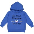 thumbnail image 2 of Inktastic My Great Grandma Loves Me Heart Great Grandchild Toddler Hoodie, 2 of 4