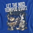 thumbnail image 2 of Where The Wild Things are Wild Rumpus Women's T Shirt, Royal, 2X-Large, 2 of 6
