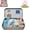 Blue, variant on Little Pocket Bunny - Tiny Plush Rabbit in Decorative Tin - Portable Comfort Toy & Easter Gift for Anxiety Relief