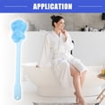 thumbnail image 2 of Vocoste 1 Pc Back Scrubber for Shower Bath Silicone Body Brush with Long Handle for Skin Exfoliating Blue, 2 of 7