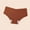 Brown, variant on Cotton Underwear for Women Plus Size,Women's No Show Seamless Underwear, Amazing Stretch & No Panty Lines, Available in Plus Size
