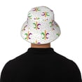 thumbnail image 5 of Salouo Mardi Gras Carnival1 Print Unisex Bucket Hat, Outdoor Summer Beach Fishing Sun Hat Fun Outdoor Vacation Hat for Men Women Teens,Reversible Double-Side-Wear, 5 of 6