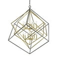thumbnail image 5 of 12 Light Chandelier In Linear Style 47.5 Inches Wide By 50.5 Inches High-Olde Brass/Bronze Finish    -Traditional Installation Z-Lite 457-12Obr-Brz, 5 of 7