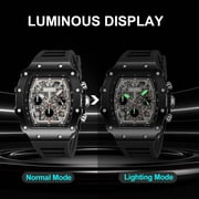 SKMEI Mens Watches Chronograph Waterproof Luminous Multifunction Watches for Men Quartz Business Calendar Men Wrist Watch