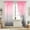 Gray GY 1 Pack, variant on Ombre Sheer Curtains Two Tone Window Drapes Light Filtering Rod Through 52x84 Inches Breathable Single Sheer Curtain Panel for Bedroom Purple