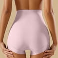 thumbnail image 4 of Gpoecd Womens Boxer Briefs Lace Mid Rise Control Lifting No Ride Up Seamless Breathable Plus Size Panties Pink,XL, 4 of 6