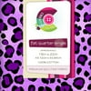 VIP Fabrics Creative Cuts Fat Quarter Single, Purple Leopard