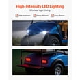 thumbnail image 4 of 12 Volt Golf Cart LED Headlight Tail Light Kit For EZGO TXT 1996-2013 Models, 4 of 7