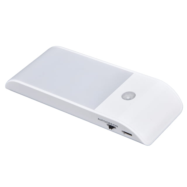 Sensor De Movimiento De Vestuario Luz Noche USB Adhesivo Recargable Pequeño 12 Noche Luz LED Para Armario De Escaleras Gabinete
