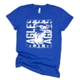 thumbnail image 4 of Eagles Shirt for Teens Women and Men Team Game Day T-Shirts School Spirit Tee Vintage Royal Shirt Adult Large, 4 of 5