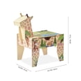 thumbnail image 5 of Teamson Kids Jungle Giraffe Kids Activity Table with Blocks, Track & 24-Piece Set, 5 of 10