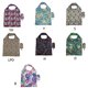 thumbnail image 2 of Bolsas de comestibles reutilizables, bolsas de compras ligeras, bolsa de regalo plegable lavable, flor rosa, 11 Feliz Sencillez, 2 of 5