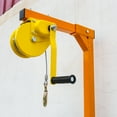 thumbnail image 5 of Carbon Steel Air Conditioner Lifting Crane with 500 LBS Frame Load Capacity, Orange Crane Bracket, Air Conditioner Lifting Tool with Two-Way Self-Locking Winch for Installation of Outdoor AirCon, 5 of 7