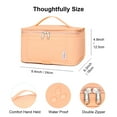 thumbnail image 2 of NOL Natural Organic Lifestyle Small Lunch Bag Mini Lunch Box Insulated Lunch Bag for Men/Women Leakproof Cooler Tote Bag Lightweight Nylon Waterproof Lunch Box For Work,Orange, 2 of 6