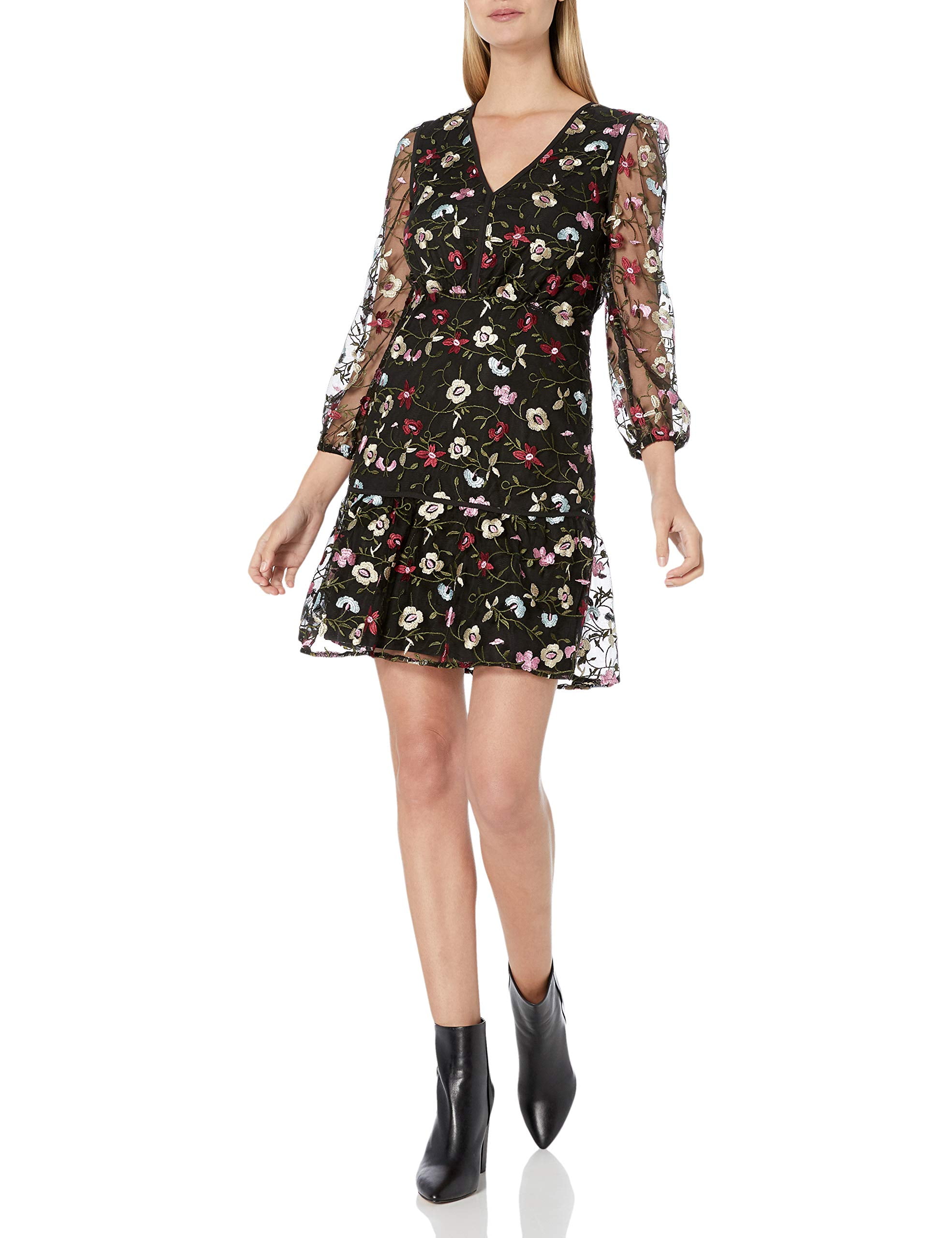 sam edelman ruffle eyelet dress