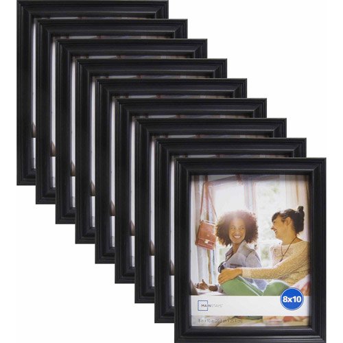 Mainstays Brooke 8" x 10" Black Frame, Set of 9