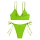 thumbnail image 4 of Traje de baño para mujer, estilo bikini de Europa y América, con efecto lavado, para mujer., 4 of 4