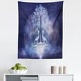 thumbnail image 1 of Purple Tapestry, Fabulous Herons and Tree in Living Water Fictional Mythical Illusory Dreamy Creature, Fabric Wall Hanging Decor for Bedroom Living Room Dorm, 5 Sizes, Purple, by Ambesonne, 1 of 1