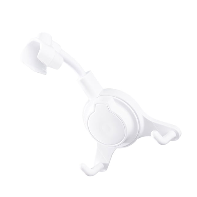 Bearachild Soporte de cabezal de ducha Soporte de cabezal de ducha con ventosa de plástico Soporte de baño ajustable de 360 °, blanco Type2 NO2 Bearachild HA006169-01B