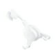 thumbnail image 1 of Bearachild Soporte de cabezal de ducha Soporte de cabezal de ducha con ventosa de plástico Soporte de baño ajustable de 360 ​​​​°, blanco Type2 NO2 Bearachild HA006169-01B, 1 of 6