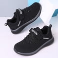 thumbnail image 5 of Wxolcjlv Solid Color Mesh Flying Woven Sneakers Boys Girls Comfy Breathable Running Shoes Size 5 Years, 5 of 9