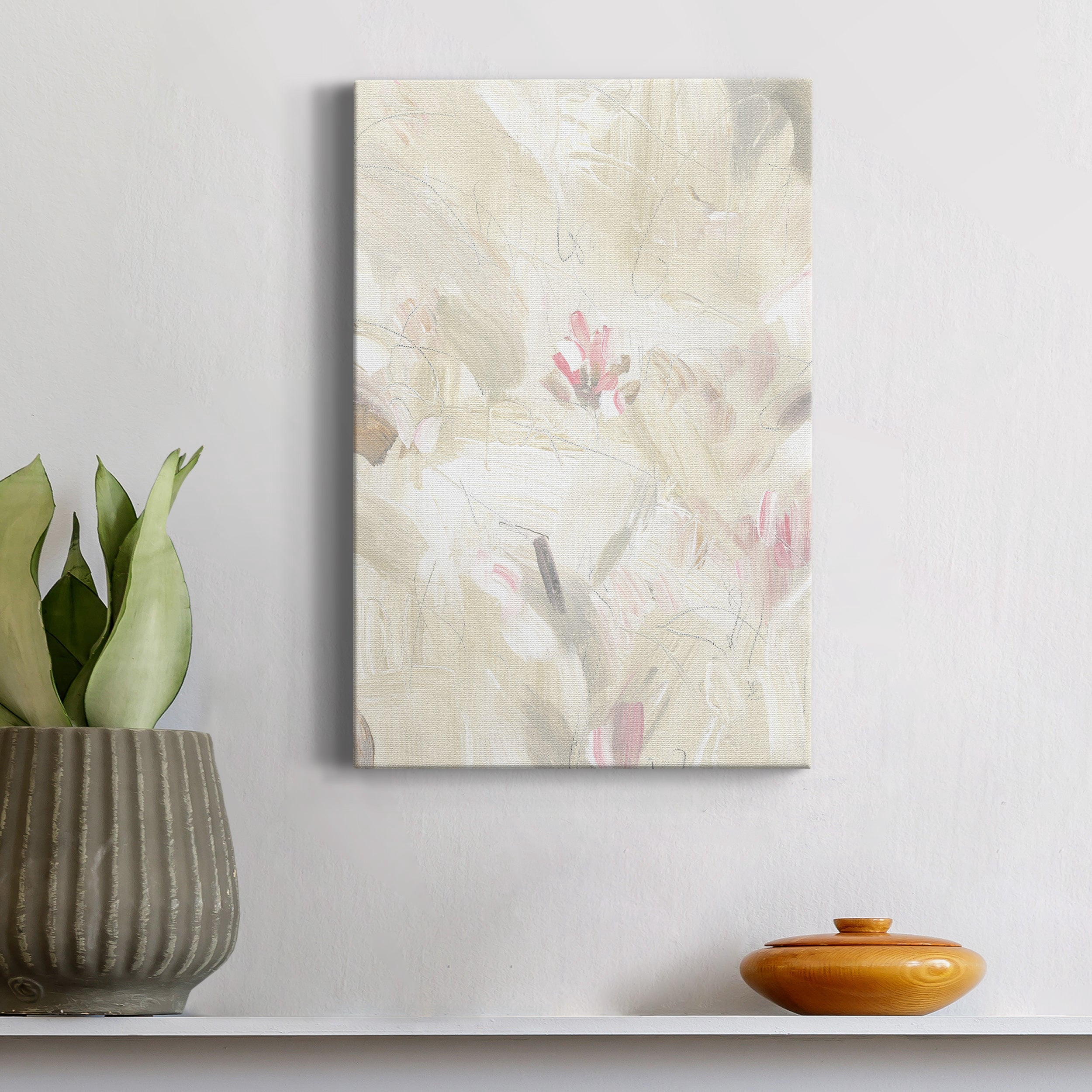 Soft Abstraction II Premium Gallery Wrapped Canvas - Ready to Hang