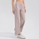 thumbnail image 4 of MKLEKYY Pantalones deportivos ligeros de pierna ancha para mujer, de 76 cm, de cintura alta, informales, para viajes y trabajo, con bolsillos, holgados., 4 of 4