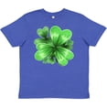 thumbnail image 3 of Inktastic Painted Clover Patch- shamrocks for St. Patricks Day Youth T-Shirt, 3 of 5