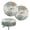 Boho Mandala Dragonfly, variant on ZUXONGSY Hummingbird Flower Bar Stool Covers Set of 2 Piece 12"-14" Circle Stool Cover Elastic Bar Chair Covers with Elastic Bottom Decorative Cover for Dining Room Size S