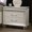Antique White, variant on Contemporary Silver Bench in Solid Wood with Mirror and Crystal Accents / Bedroom's Decor Must - have