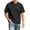 Black, variant on Men’s Summer Casual T Shirts Short Sleeve Solid Color Tshirt Lightweight Breathable Loose Fit Pullover Tees Leisure Athletic Basic Tee