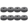 thumbnail image 2 of 8 PCS Drum Cymbal Pads de Fieltro 8 PCS Conjunto de Accessorios Negros para Tambores de Sonido Establecimiento, 2 of 7