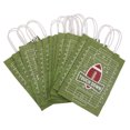 thumbnail image 1 of CIMAXIC Party 12Pcs Football Pattern Gift Wrapping Bags Football Party Goodies Bags Handheld Paper Packing Bags,8.27"X5.91"X3.15", 1 of 5