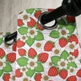 thumbnail image 3 of Ambesonne Floral Grommet Curtain, Strawberries Summertime, 50" x 72", Vermilion Green Pink, 3 of 6